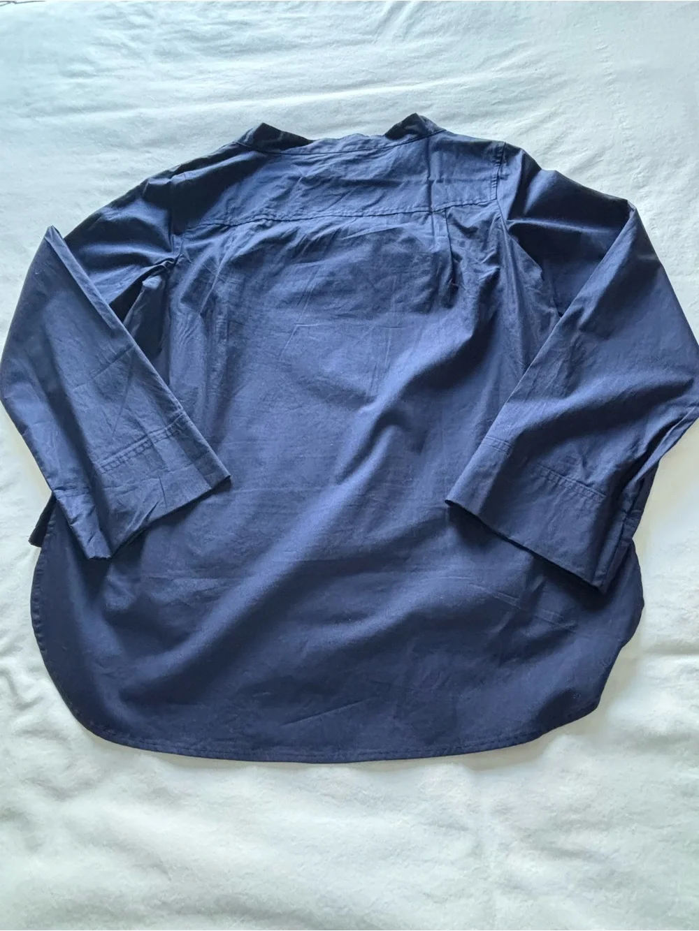 NWOT! J.Crew Funnelneck Button Poplin Shirt